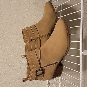 Tan Booties